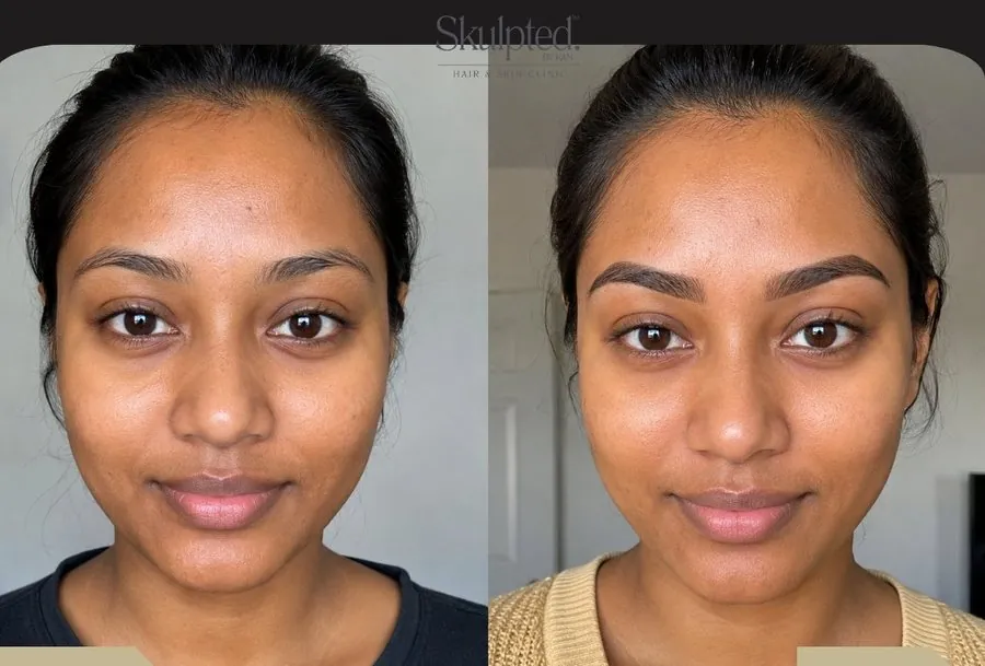 Lip blush before and after — Skulpted by Kan, West Delhi